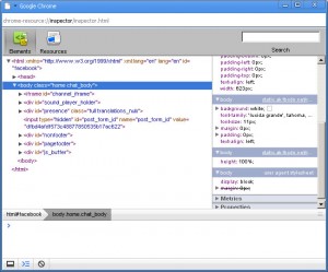 Google Chrome Inspector